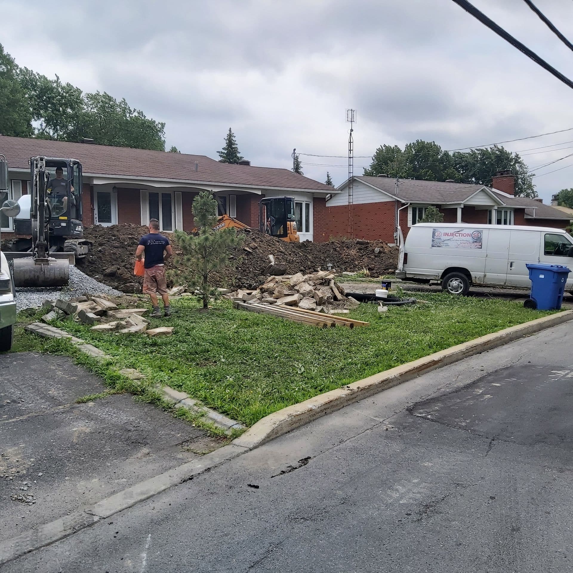 Drain français à Saint-Hilaire