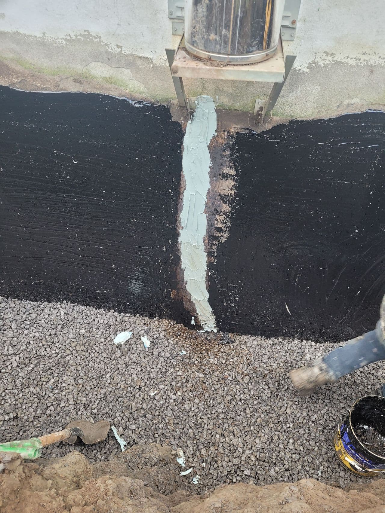 Remise en état du terrain