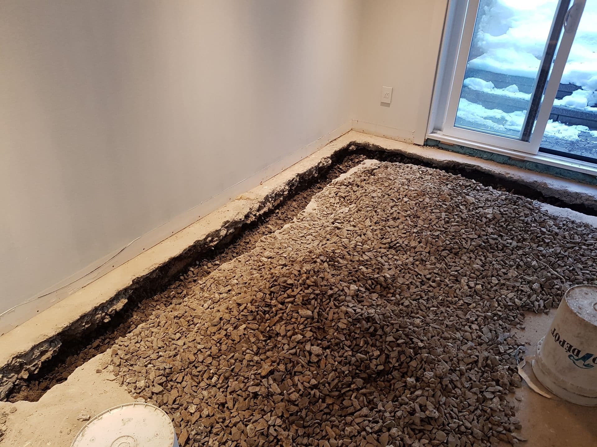 Réparation ciblée d'une infiltration