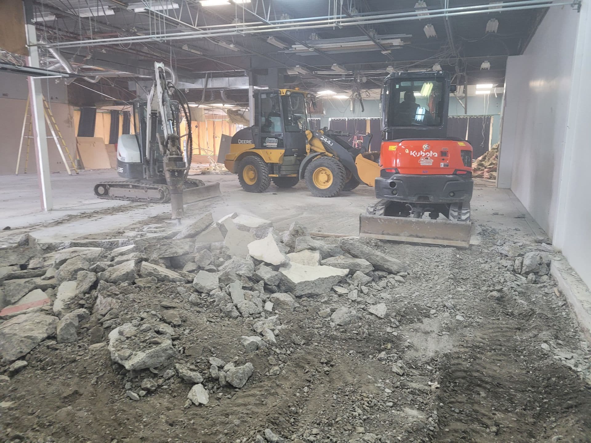 Photo de travaux pour le service Pyrite